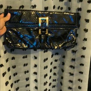 Perfect condition real snake skin clutch